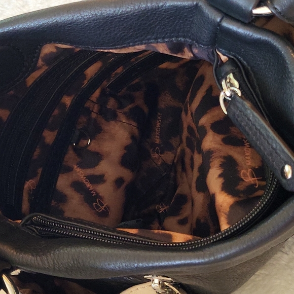 Leather shoulder bag - Picture 6 of 6